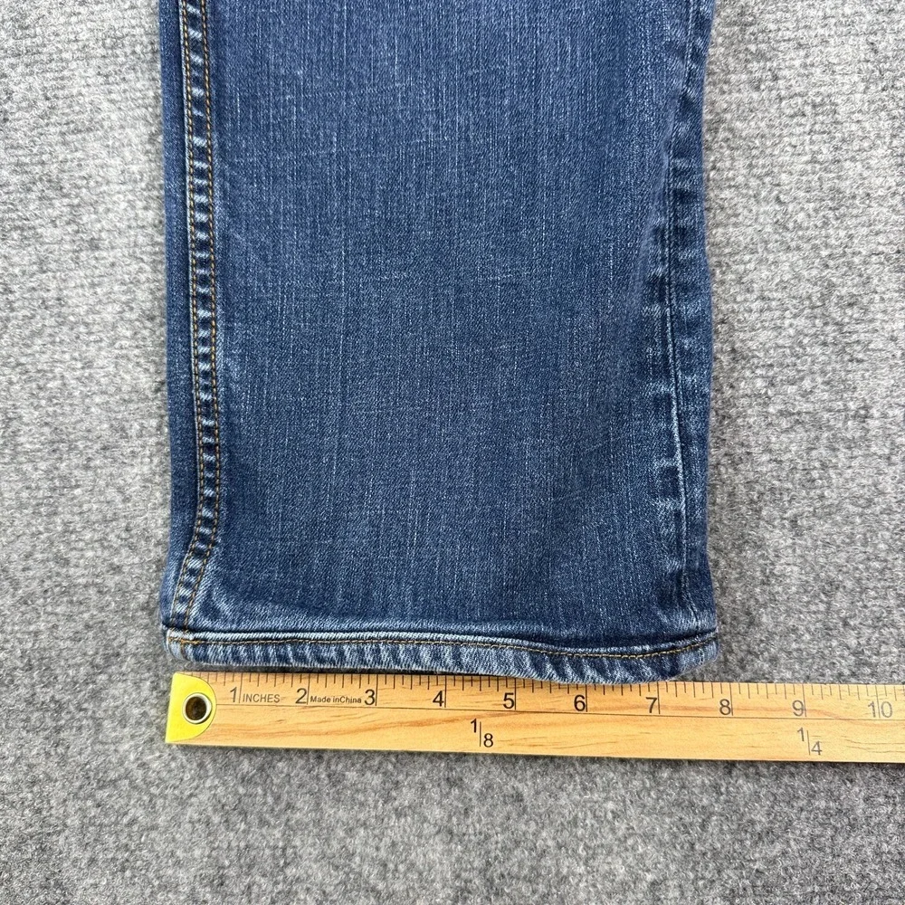 Banana Republic Straight Jeans Mens 33x32 Medium Wash Stretch Denim Blue Classic